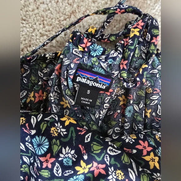 Patagonia Womens Size Small Sleeveless Strappy maxi Long Floral Dress - Picture 7 of 10